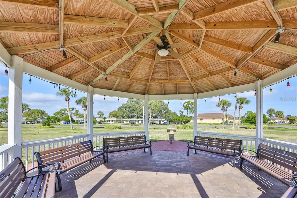 Gazebo Community entertainment center