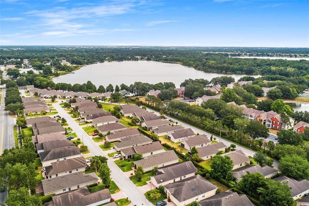 AERIAL VIEW OF NEIGHBORHOOD