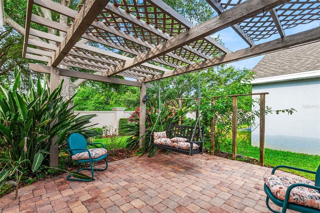 PATIO AREA WITH PERGOLA