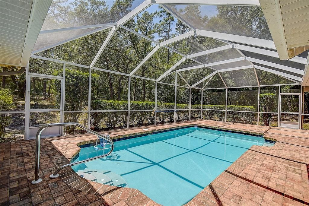 Solar heated Pool for year round swimming