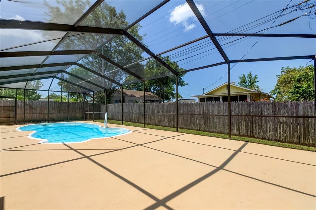 Large Pool Deck For Entertaining.