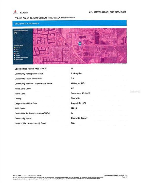 Flood Map-2404 Carmen St.