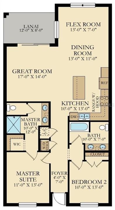 For Sale: $364,900 (2 beds, 2 baths, 1196 Square Feet)