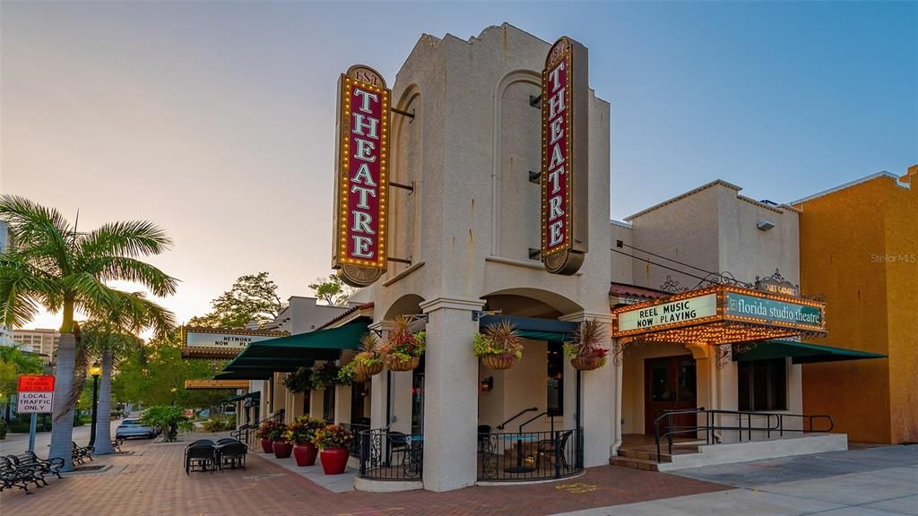 The Florida Studio Theatre is another popular performing arts center nearby