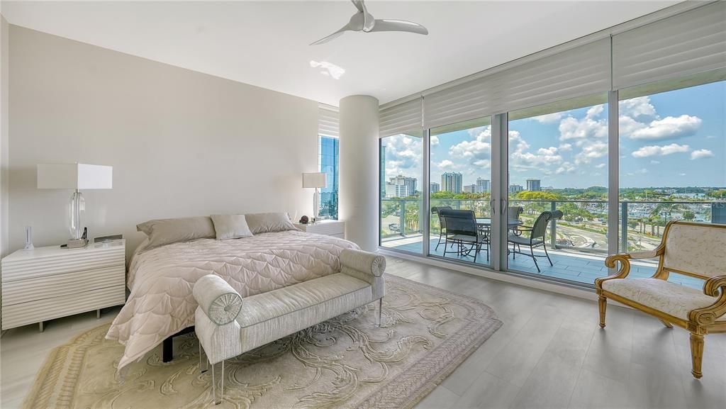 Primary Bedroom with Balcony