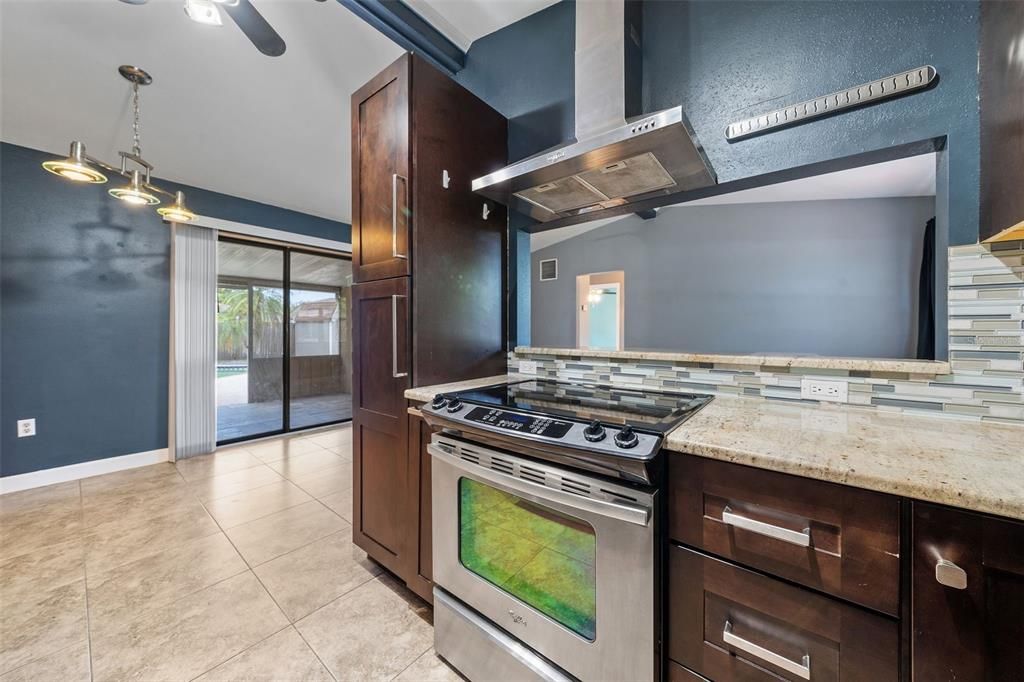 Updated Kitchen with granite and SS appliances