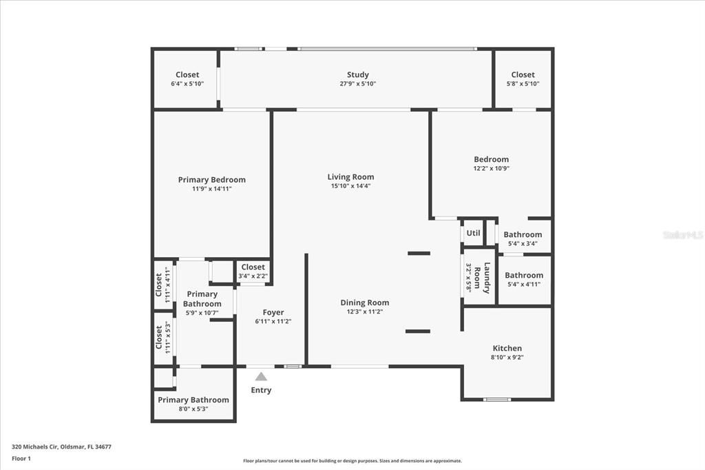 For Sale: $320,000 (2 beds, 2 baths, 1200 Square Feet)