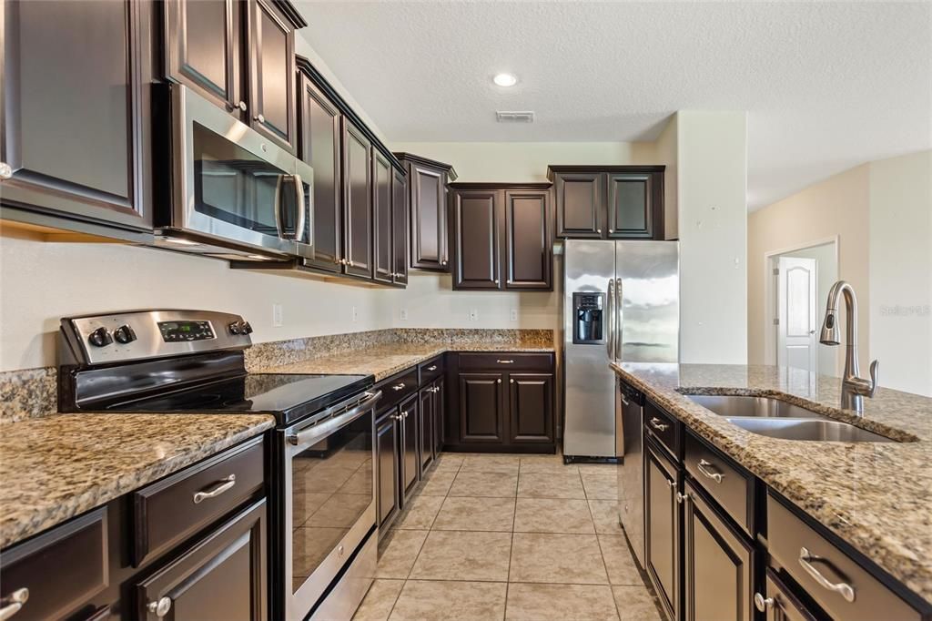 All Stainless steel appliances.