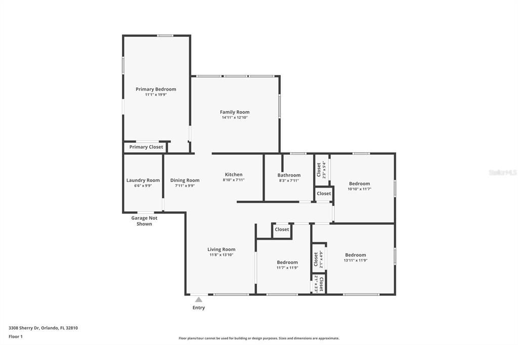 For Sale: $330,000 (4 beds, 1 baths, 1432 Square Feet)