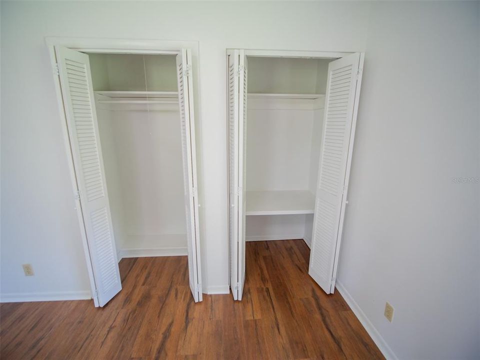 Closets in Primary Bedroom