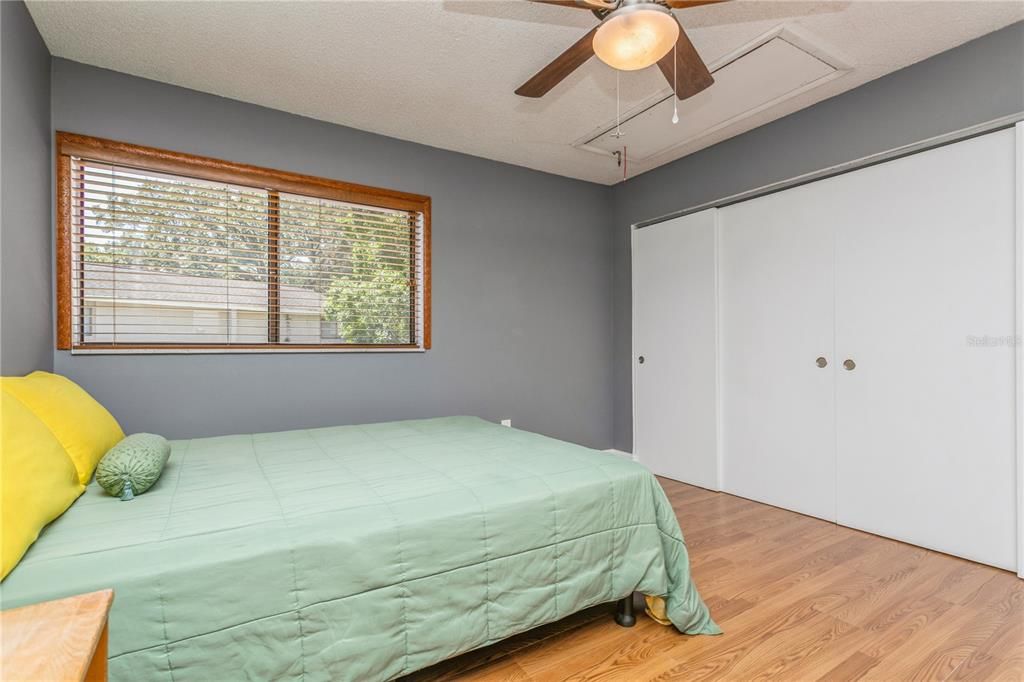 Bedroom 2 with large closet