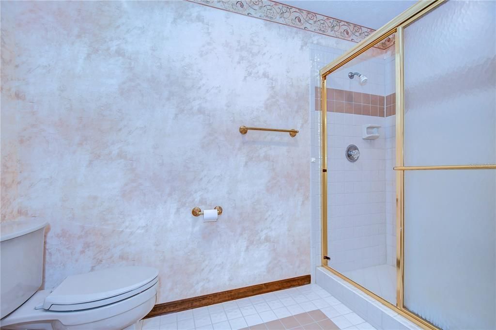 spacious shower!