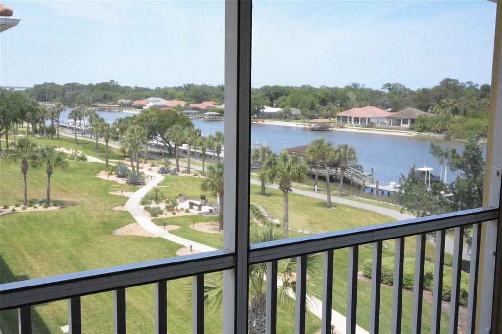 View of Intracoastal Waterway from porch
