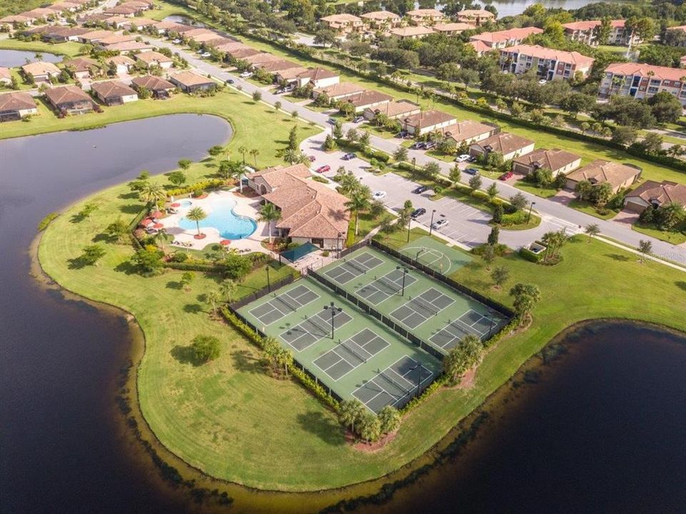 River Strand Community Pool and Pickleball courts.