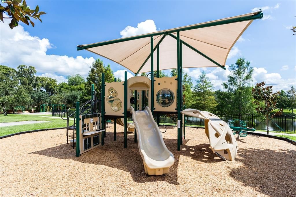 Community playground with shade!