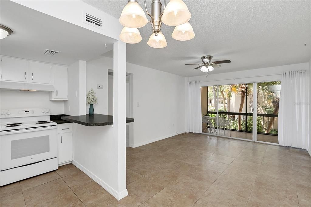 Kitchen / Living room combo