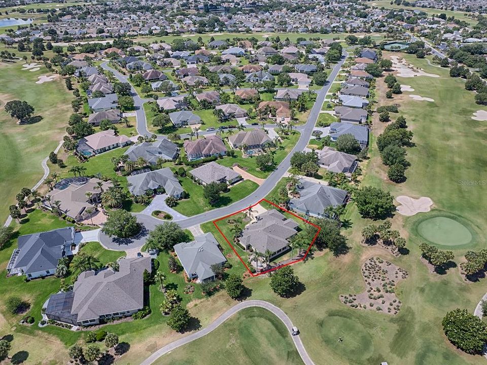 GOLF CART PATH IS TO THE RIGHT OF THE HOME - NOT DIRECTLY BEHIND IT.