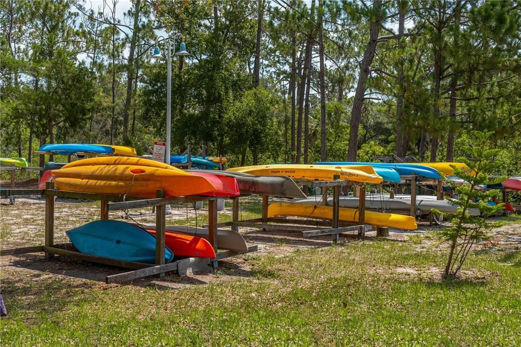 Kayak/Canoe Storage