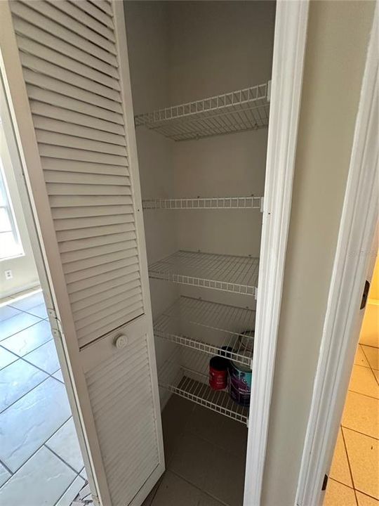 Hallway Linen Closet Interior