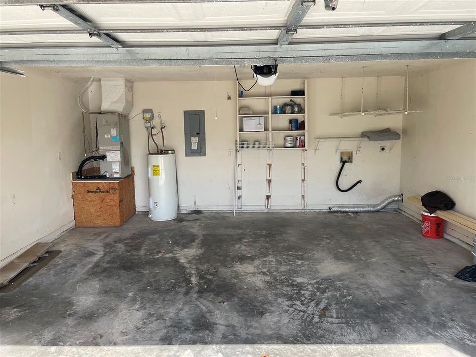 Attached 2 Car Garage with Washer and Dryer Hook-Ups