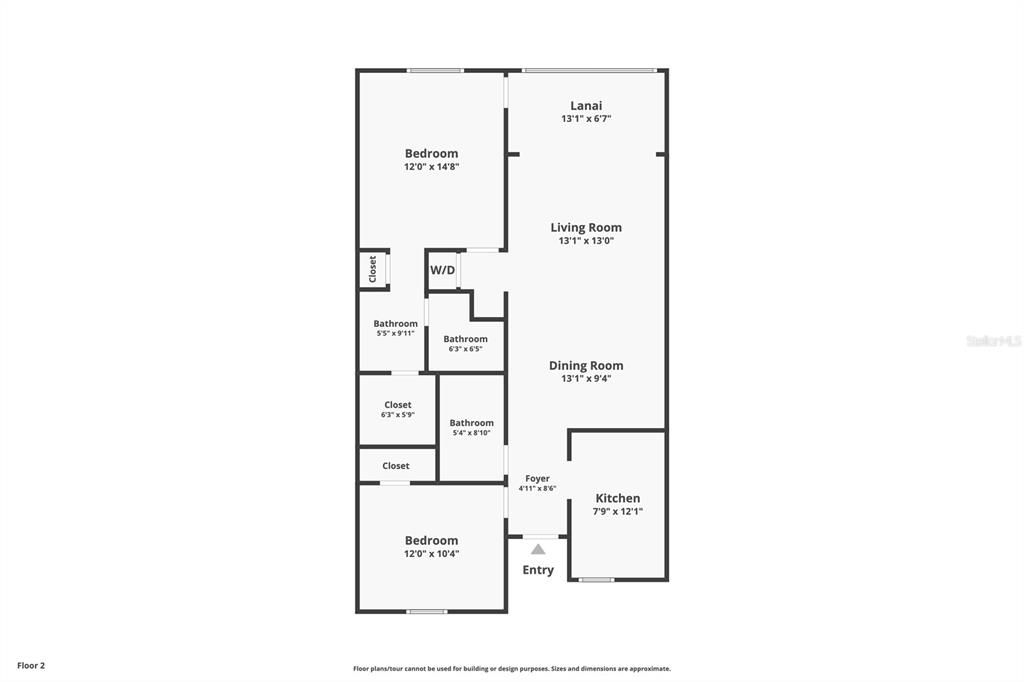 For Rent: $1,600 (2 beds, 2 baths, 1041 Square Feet)