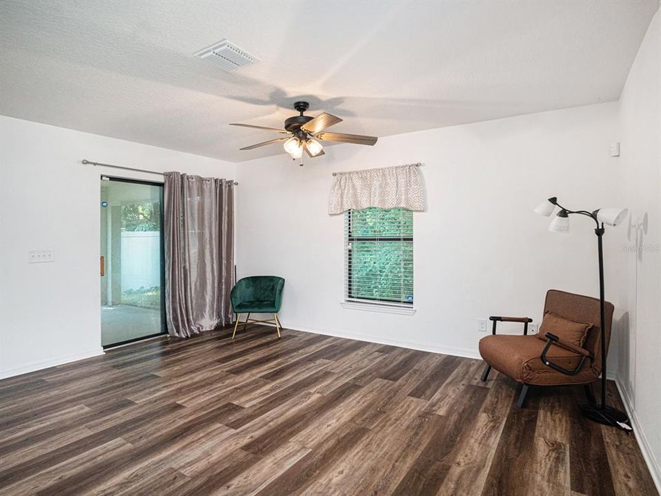 Open Concept Main Living Area With Luxury Vinyl Floors