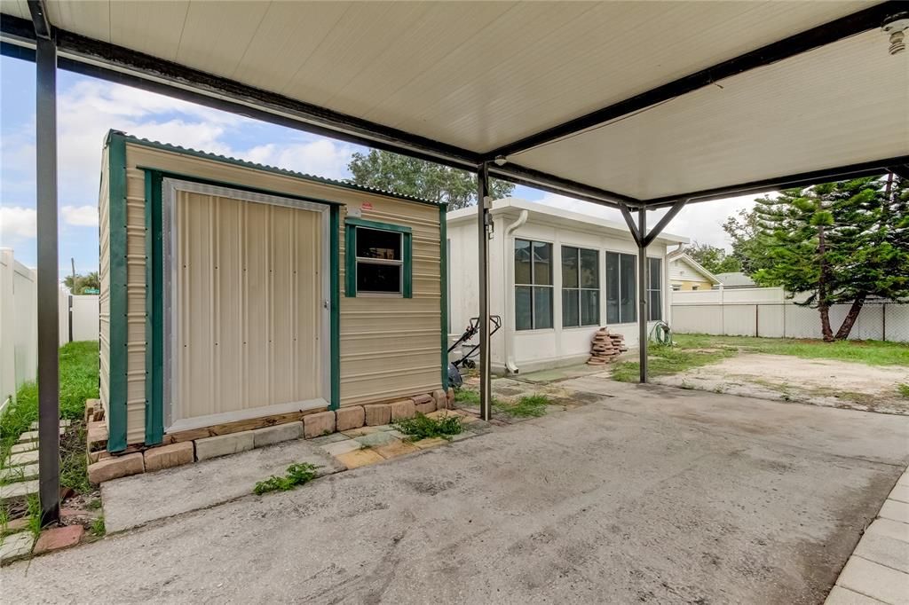 boat/car storage and shed