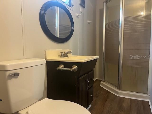 Primary Bathroom with shower stall