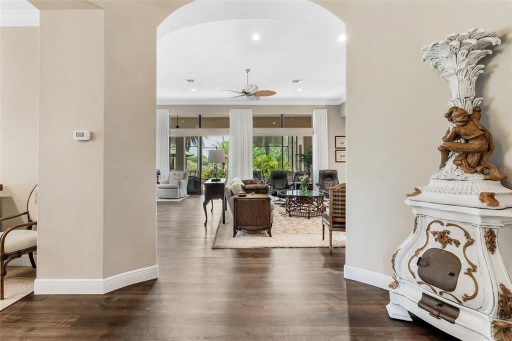 Entrance into Great Room from Foyer...