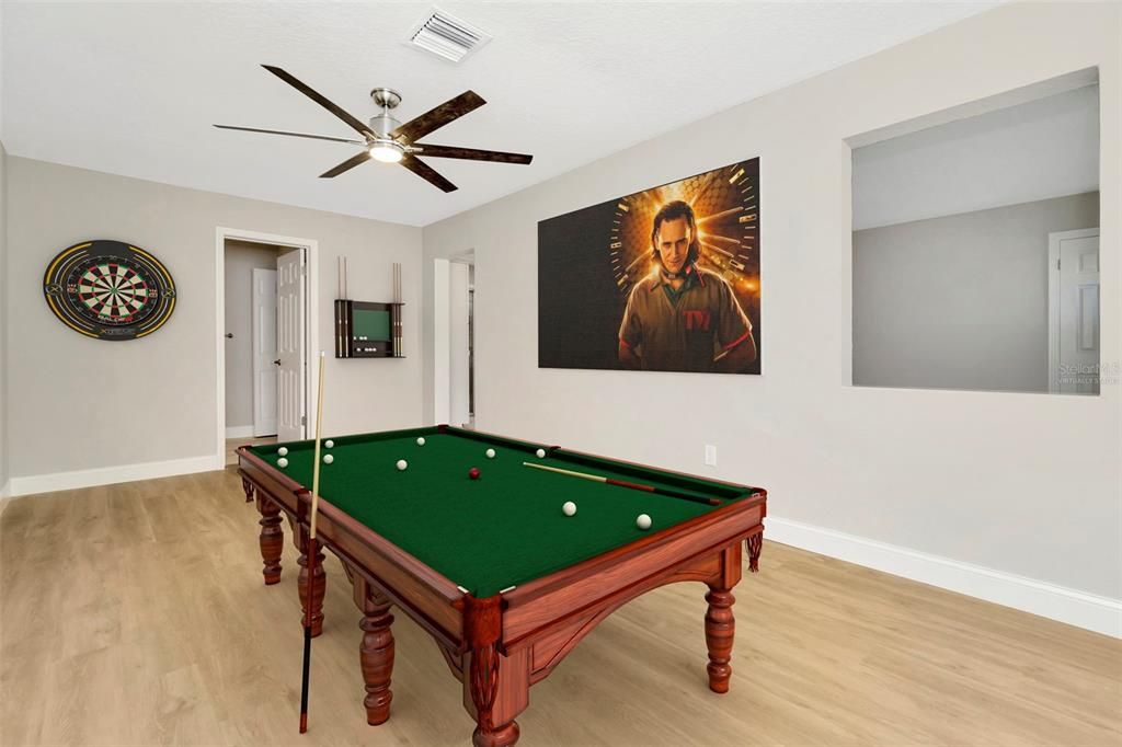 Virtually Staged, Bonus room, could make a great office, game room, TV Room, or anything your imagination can come up with.