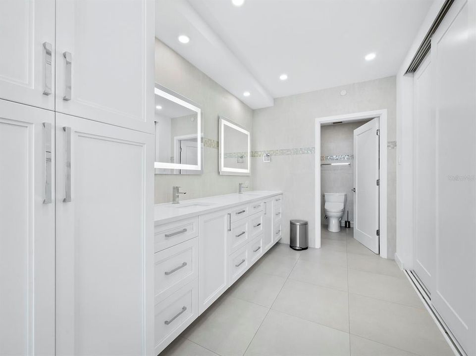 Fully renovated master bath