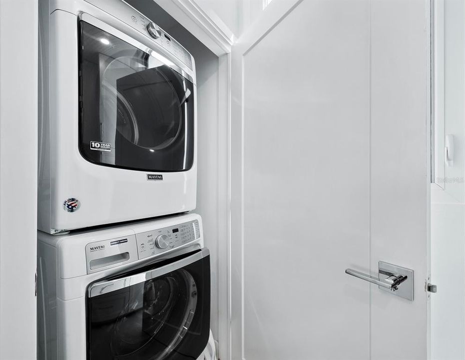 Washer/Dryer closet in the kitchen
