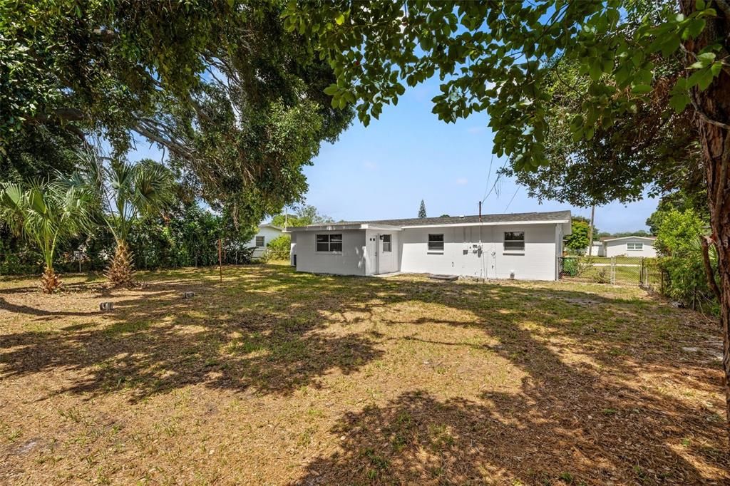 Expansive backyard!