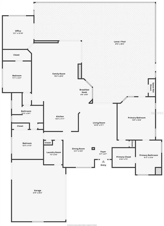 На продажу: $599,000 (3 спален, 2 ванн, 2339 Квадратных фут)