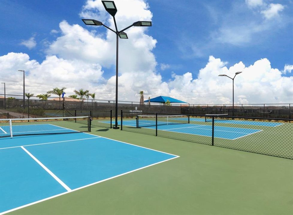 Islandwalk offers many top notch pickle ball courts! Play for fun or join an group