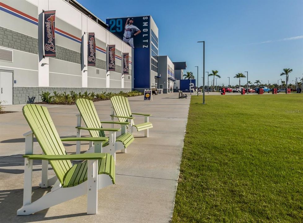Lots of green space at the Spring Training Facility! The family will love this!
