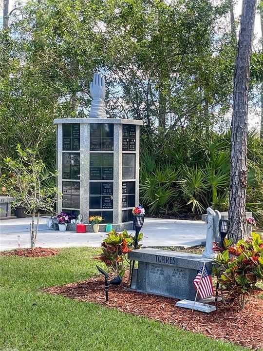 Columbarium & Bench