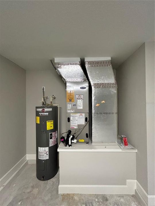 HVAC and hot water heater