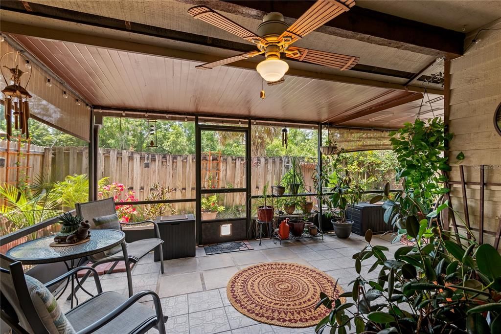 Screened Back Patio