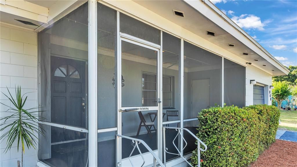 Screened Front Porch