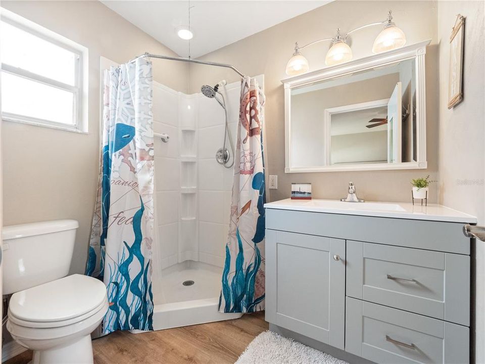 Primary bathroom- with shower stall