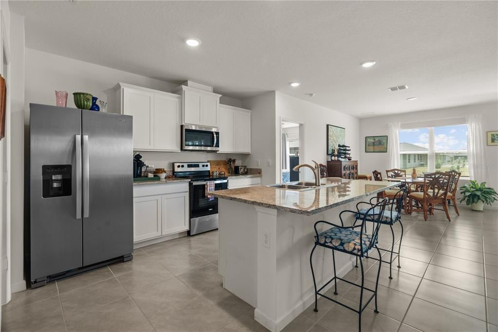 kitchen with island