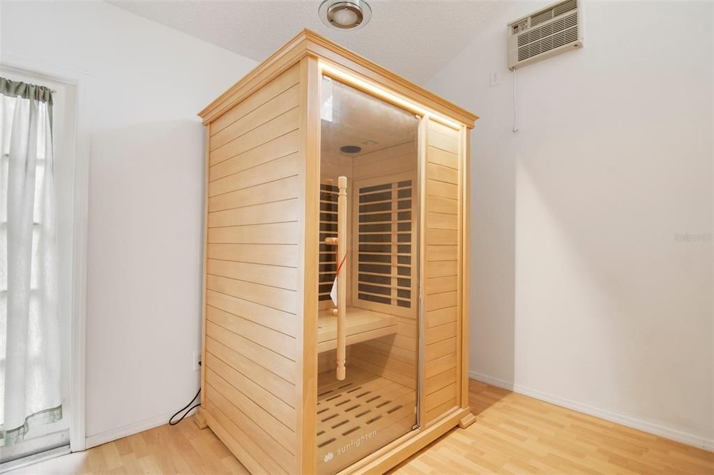 Private flex space currently home to your own personal sauna!