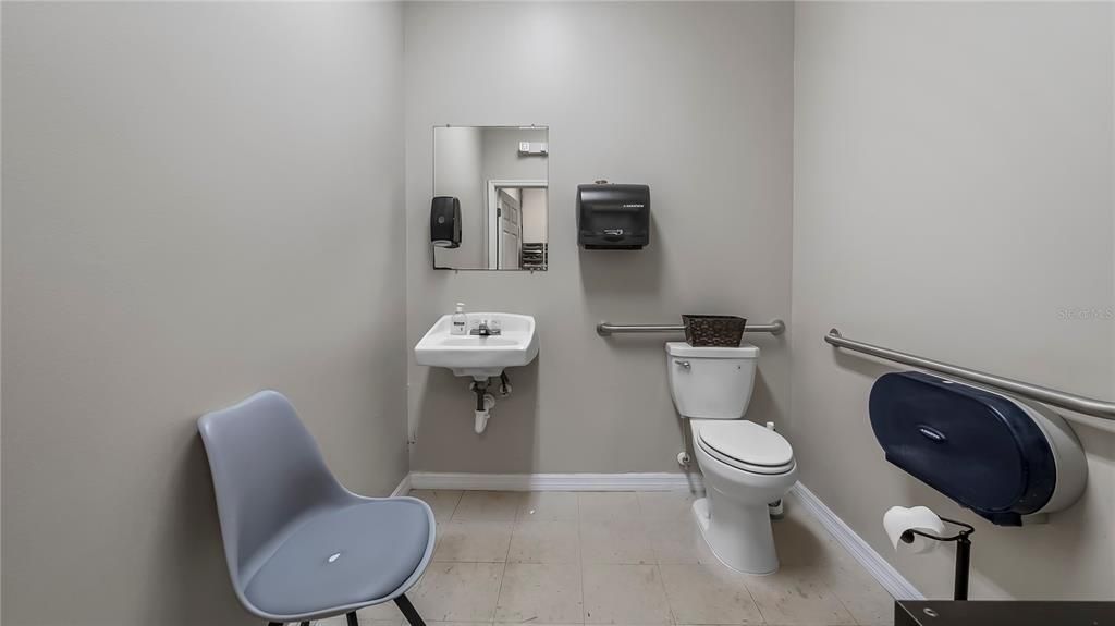 private bathroom office