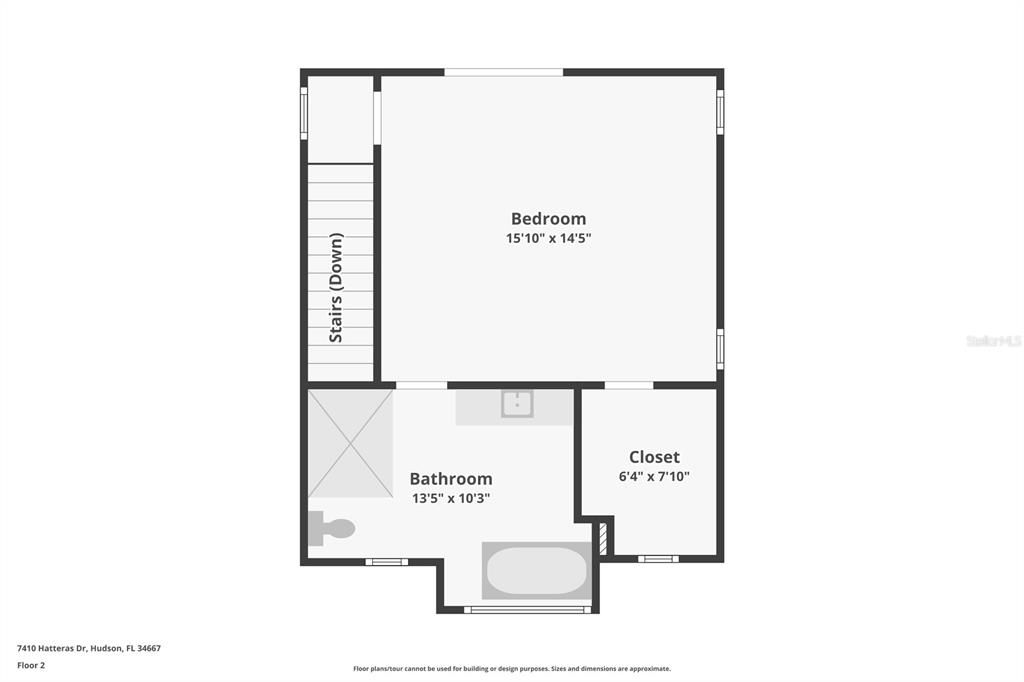 Top level floor plan