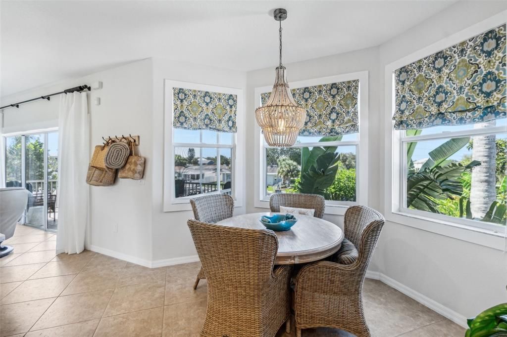 Kitchen nook with a view