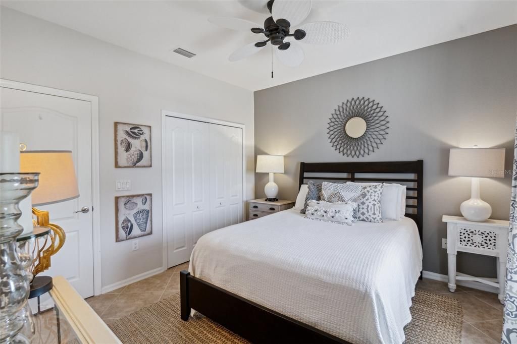 Third bedroom with large closet