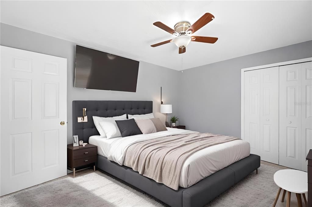 Virtual Staging Bedroom