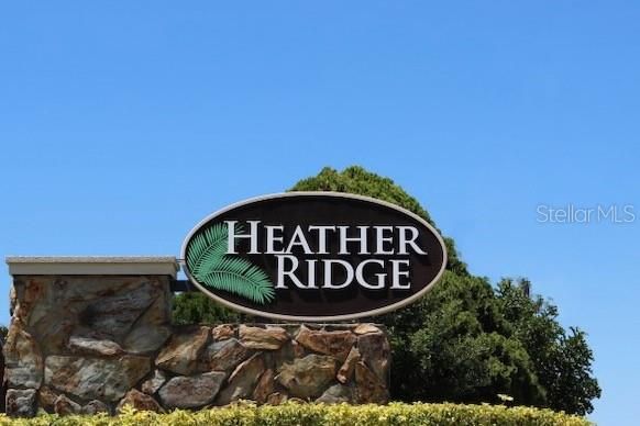 Heather Ridge Monument Sign