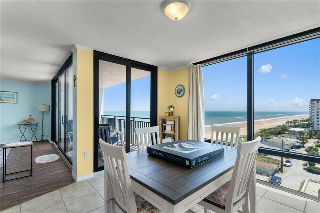 Play board games and entertain in your dining room with a view